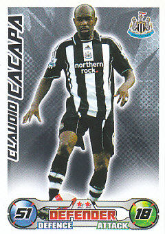 Claudio Cacapa Newcastle United 2008/09 Topps Match Attax #219